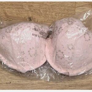 Victoria's Secret Sexy Tee Lightly-Lined Demi Bra FRONT CLOSE Racerback Pink